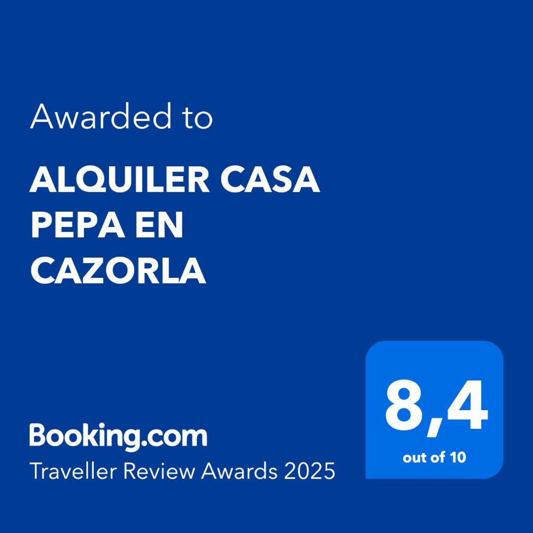 Вилла Alquiler Casa Pepa En Казорла Экстерьер фото